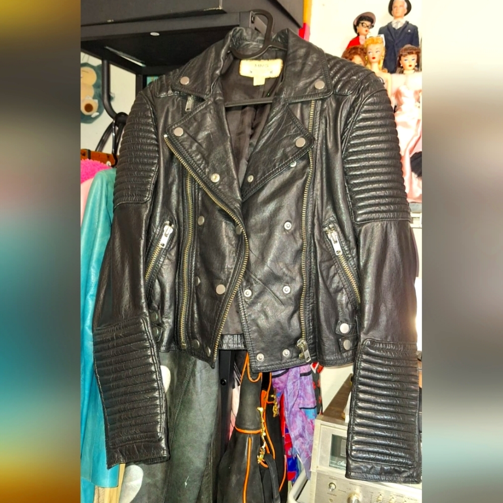 Leather Mango Moto Jacket